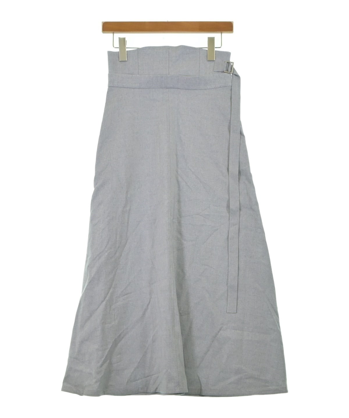 ebure（エブール）ロング・マキシ丈スカート グレー サイズ:36(S位