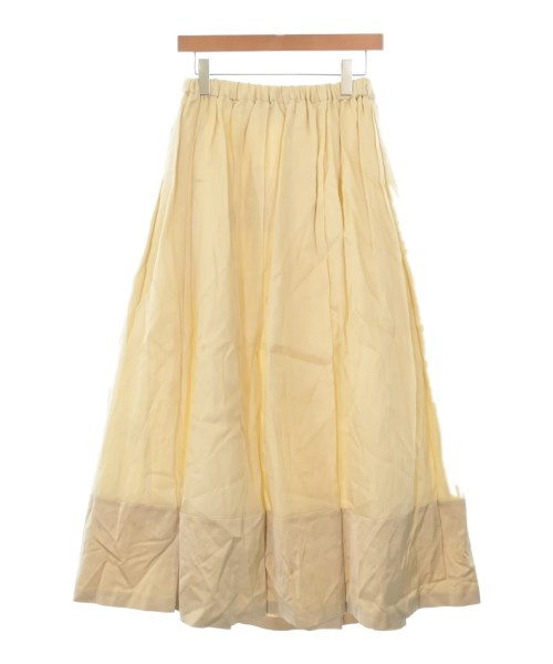 ebure（エブール）ロング・マキシ丈スカート 黄 サイズ:38(M位) レディース/2200631154204
