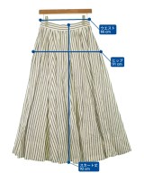 ebure（エブール）ロング・マキシ丈スカート 白 サイズ:38(M位) レディース/2200631154235