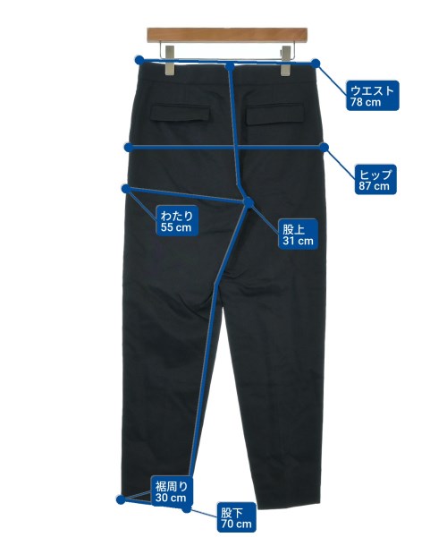 ebure（エブール）スラックス 紺 サイズ:40(M位) レディース/2200631154297