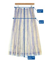 ebure（エブール）ロング・マキシ丈スカート 青 サイズ:38(M位) レディース/2200631154310