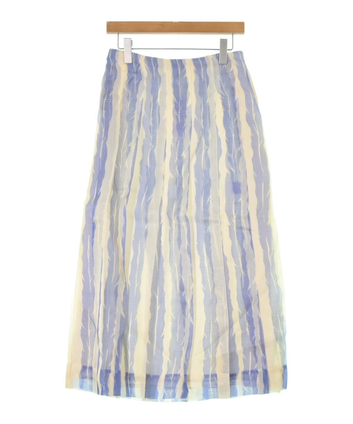 ebure（エブール）ロング・マキシ丈スカート 青 サイズ:38(M位