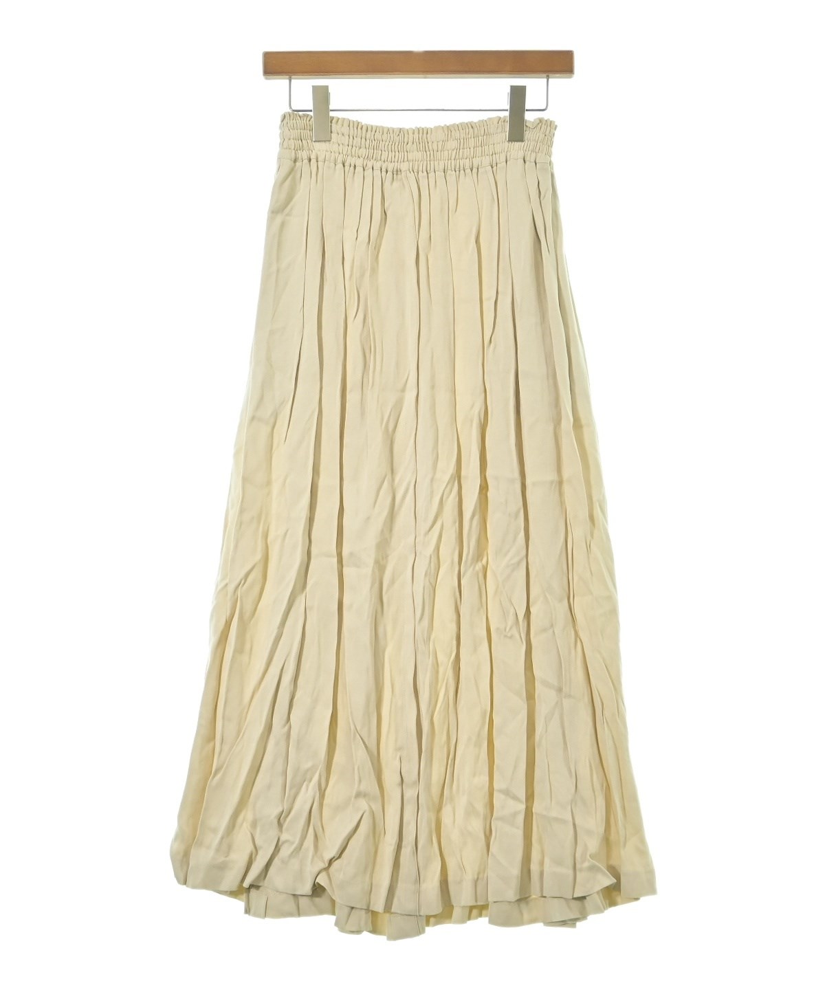 ebure（エブール）ロング・マキシ丈スカート 白 サイズ:36(S位