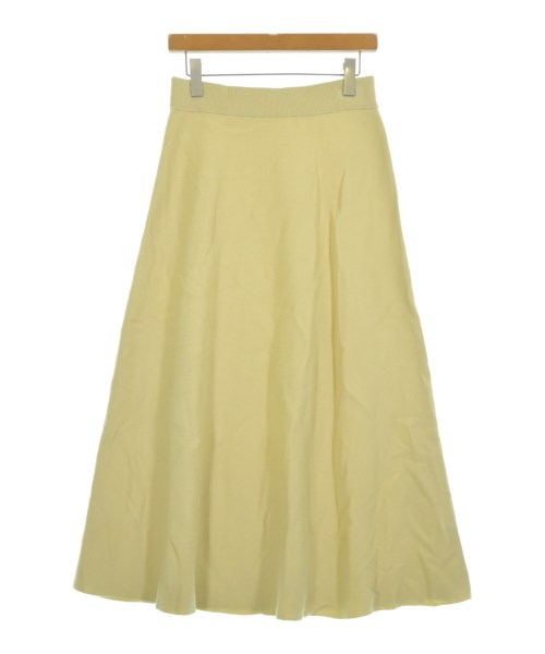 ebure(エブール)ロング・マキシ丈スカート 黄 サイズ:38(M位)/2200631154679