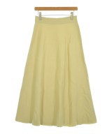 ebure（エブール）ロング・マキシ丈スカート 黄 サイズ:38(M位) レディース/2200631154686