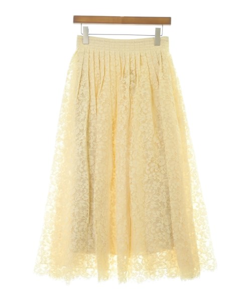 ebure(エブール)ロング・マキシ丈スカート 白 サイズ:36(S位)/2200631154747