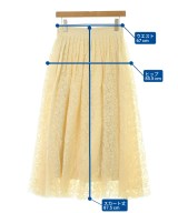 ebure（エブール）ロング・マキシ丈スカート 白 サイズ:36(S位) レディース/2200631154747