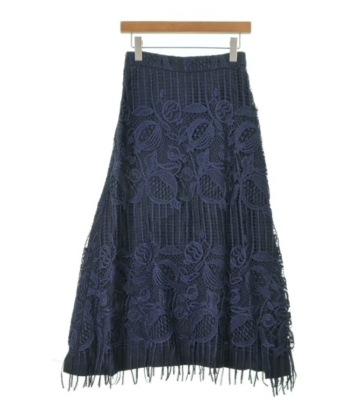 ebure（エブール）ロング・マキシ丈スカート 紺 サイズ:36(S位) レディース/2200631154754