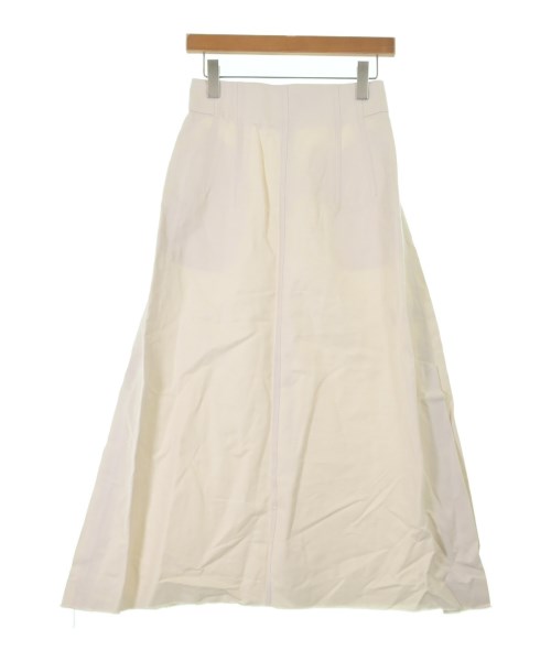 ebure(エブール)ロング・マキシ丈スカート 白 サイズ:36(S位)/2200631154822