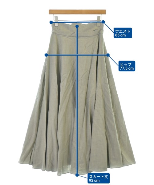 ebure（エブール）ロング・マキシ丈スカート グレー サイズ:-(M位) レディース/2200631154839