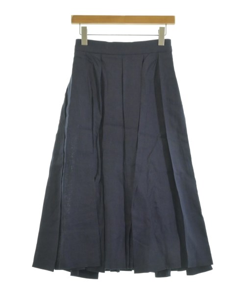 ebure(エブール)ロング・マキシ丈スカート 紺 サイズ:36(S位)/2200631154860