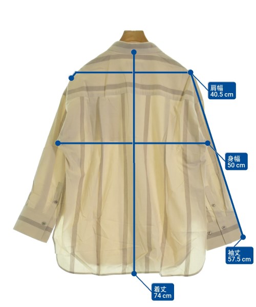 ebure（エブール）カジュアルシャツ ベージュ サイズ:36(S位) レディース/2200631156161