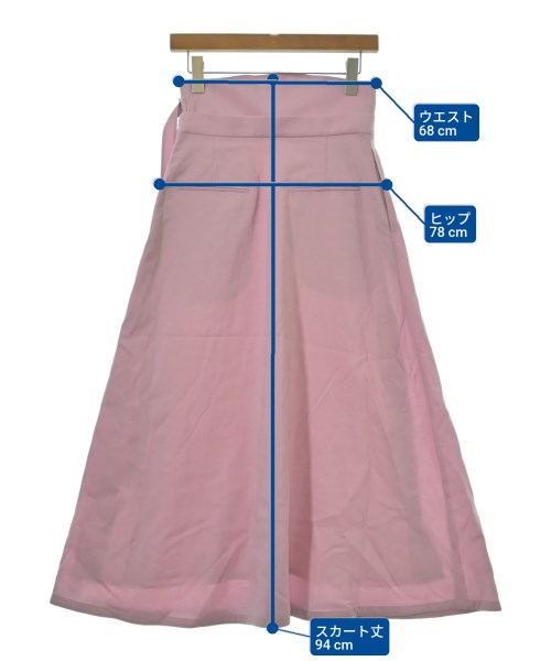 ebure（エブール）ロング・マキシ丈スカート ピンク サイズ:36(S位) レディース/2200631156789