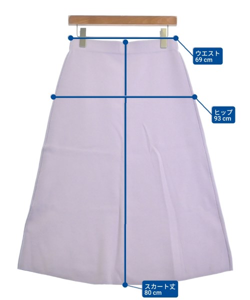 ebure（エブール）ロング・マキシ丈スカート 紫 サイズ:-(M位) レディース/2200631157076