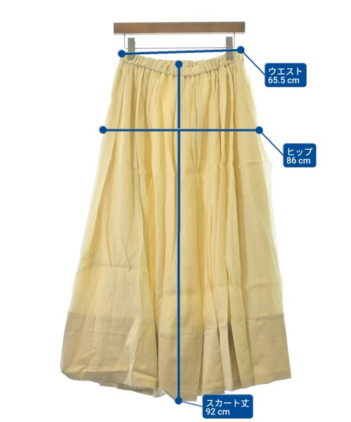 ebure（エブール）ロング・マキシ丈スカート ベージュ サイズ:38(M位) レディース/2200631159810