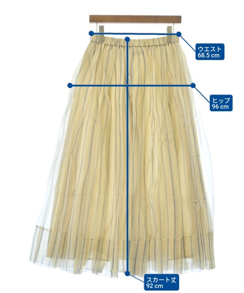 ebure（エブール）ロング・マキシ丈スカート ベージュ サイズ:38(M位) レディース/2200631160267