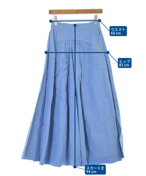 ebure（エブール）ロング・マキシ丈スカート 青 サイズ:36(S位) レディース/2200631168034