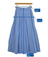 ebure（エブール）ロング・マキシ丈スカート 青 サイズ:36(S位) レディース/2200631168270