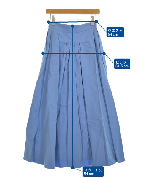ebure（エブール）ロング・マキシ丈スカート 青 サイズ:36(S位) レディース/2200631168287