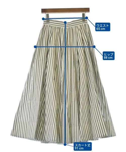 ebure（エブール）ロング・マキシ丈スカート 茶 サイズ:36(S位) レディース/2200631168294