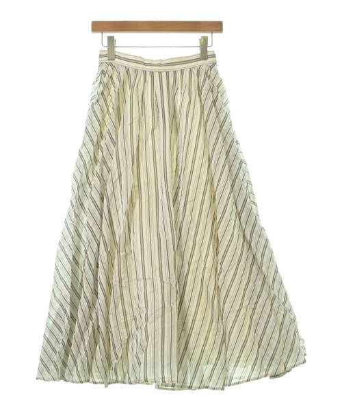 ebure(エブール)ロング・マキシ丈スカート 白 サイズ:36(S位)/2200631168324