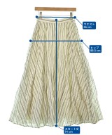 ebure（エブール）ロング・マキシ丈スカート 白 サイズ:38(M位) レディース/2200631168331