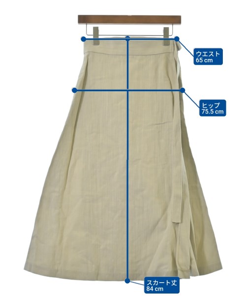 ebure（エブール）ロング・マキシ丈スカート 白 サイズ:36(S位) レディース/2200631168379