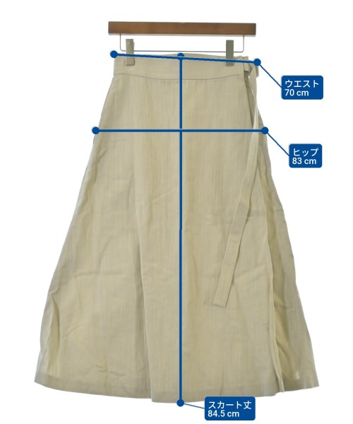 ebure（エブール）ロング・マキシ丈スカート 白 サイズ:36(S位) レディース/2200631168386