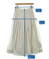 ebure（エブール）ロング・マキシ丈スカート グレー サイズ:38(M位) レディース/2200631168423