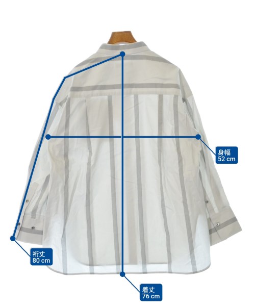 ebure（エブール）カジュアルシャツ グレー サイズ:38(M位) レディース/2200631168485