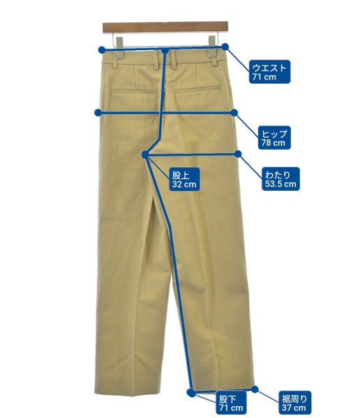 ebure（エブール）スラックス ベージュ サイズ:36(S位) レディース/2200631168737