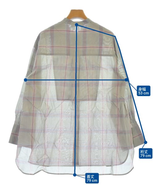 ebure（エブール）カジュアルシャツ グレー サイズ:38(M位) レディース/2200631170860