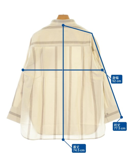 ebure（エブール）カジュアルシャツ ベージュ サイズ:36(S位) レディース/2200631170983