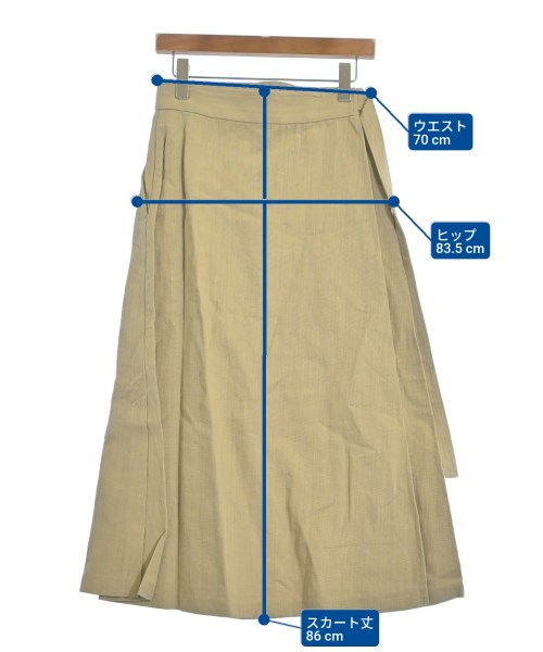 ebure（エブール）ロング・マキシ丈スカート ベージュ サイズ:38(M位) レディース/2200631173267