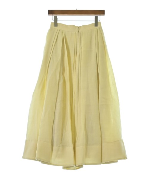 ebure（エブール）ロング・マキシ丈スカート 黄 サイズ:36(S位) レディース/2200631176169