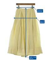 ebure（エブール）ロング・マキシ丈スカート 黄 サイズ:36(S位) レディース/2200631176169
