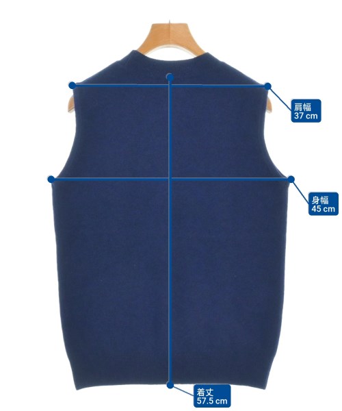 ebure（エブール）ニット・セーター 紺 サイズ:38(M位) レディース/2200631182924