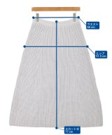 ebure（エブール）ロング・マキシ丈スカート グレー サイズ:38(M位) レディース/2200631184201