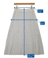 ebure（エブール）ロング・マキシ丈スカート グレー サイズ:38(M位) レディース/2200631184980