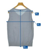 ebure（エブール）ベスト 青 サイズ:38(M位) レディース/2200631191148