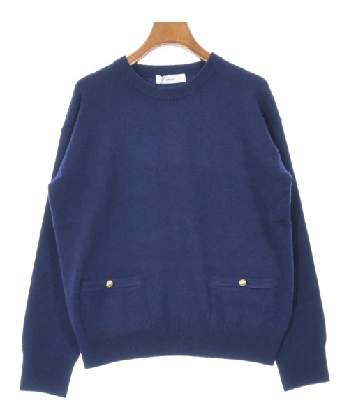 ebure(エブール)ニット・セーター 紺 サイズ:38(M位)/2200631191391