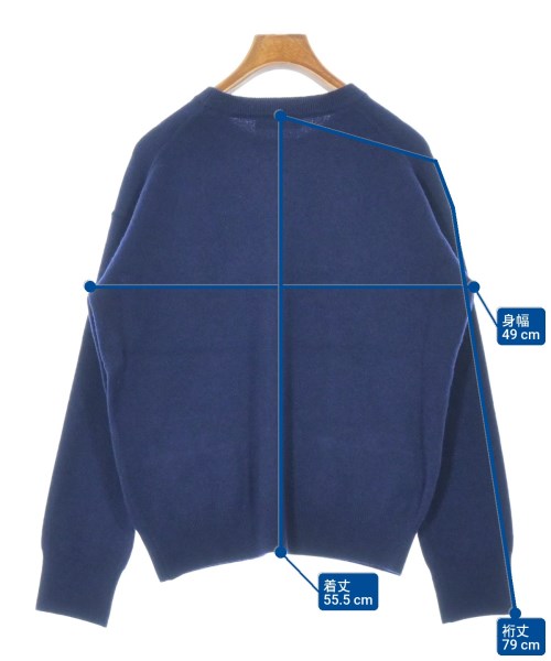 ebure（エブール）ニット・セーター 紺 サイズ:38(M位) レディース/2200631191391