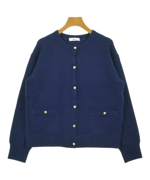 ebure(エブール)カーディガン 紺 サイズ:38(M位)/2200631191407