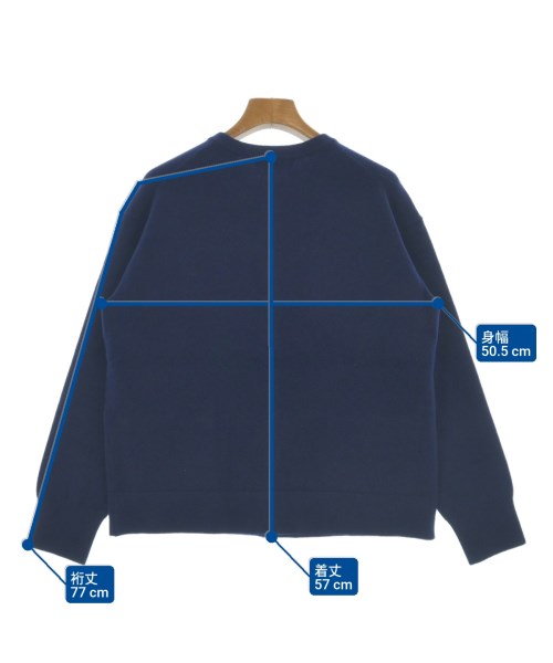 ebure（エブール）ニット・セーター 紺 サイズ:38(M位) レディース/2200631191506