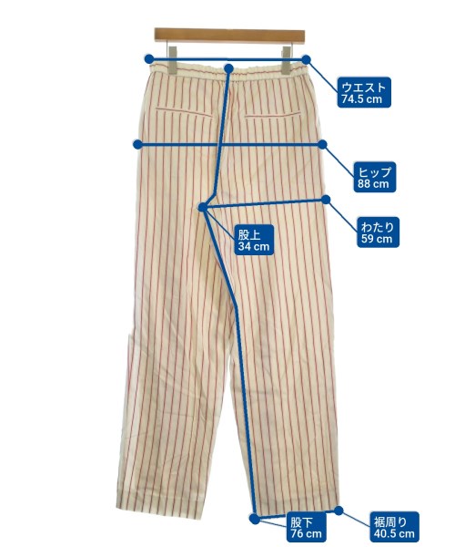 ebure（エブール）スラックス 白 サイズ:40(M位) レディース/2200631192084