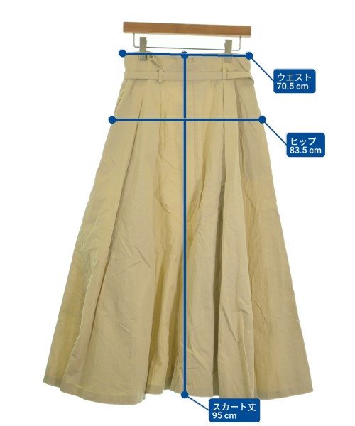 ebure（エブール）ロング・マキシ丈スカート ベージュ サイズ:38(M位) レディース/2200631192114