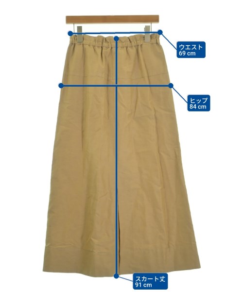 ebure（エブール）ロング・マキシ丈スカート ベージュ サイズ:S レディース/2200631192121