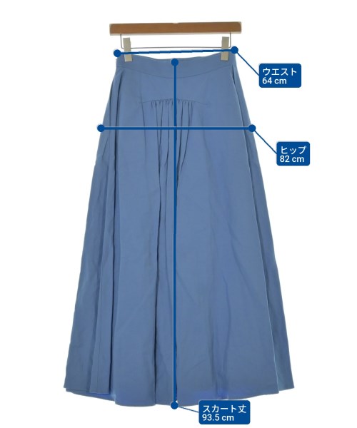 ebure（エブール）ロング・マキシ丈スカート 青 サイズ:36(S位) レディース/2200631192152