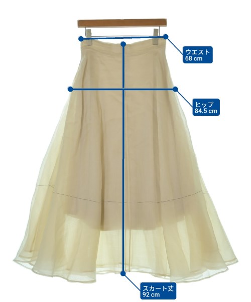 ebure（エブール）ロング・マキシ丈スカート ベージュ サイズ:-(M位) レディース/2200631192176