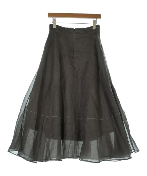 ebure（エブール）ロング・マキシ丈スカート 茶 サイズ:38(M位) レディース/2200631192183